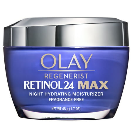Olay Regenerist Retinol 24 MAX Night Cream Face Moisturizer, 1.7 (Best Over The Counter Retinol Night Cream)