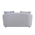 thumbnail image 4 of ACME Mahler II Causeuse avec 4 Coussins en Tissu Gris Lin, 4 of 5