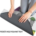 thumbnail image 3 of White Cactus Dino Eggs Dinosaurs Pattern Hot Yoga Mat Towel Non Slip for Hot Yoga - Quick-Drying Yoga Mat Cover with 4 Corner Pockets with Travel Bag - Hot Yoga Towel Non Slip 70"x26", 3 of 6