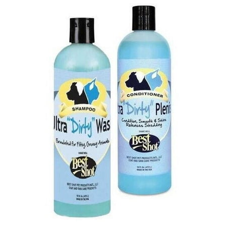 Ultra Dirty Dog Cat Professional Grooming Concentrated Shampoo Conditioner Set
