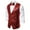 Wine, variant on Men'S Autumn and Winter Personality Sequins Casual Vest Jacket Gold 8(L)
