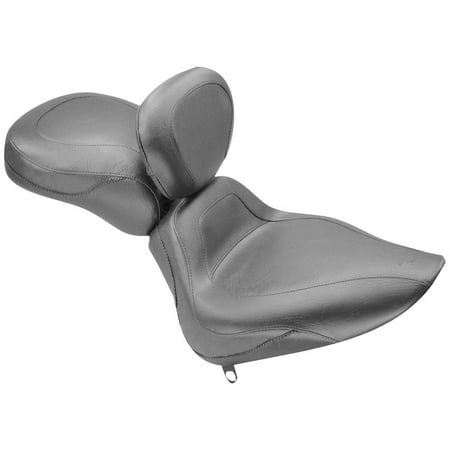 - Mustang 79278 Sport Touring Vintage Solo Seat with Driver Backrest