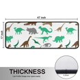 thumbnail image 5 of Kitchen Rugs Sets Of 2,Colorful Dinosaurs Silhouettes Pattern Anti Fatigue Kitchen Mat Rugs Non Slip Washable,Decorative Kitchen Floor Mats for Kitchen,Sink,Laundry,17"x47"+17"x47", 5 of 5