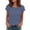 Blue, variant on T Shirts for Women 2026 Summer Short Sleeve Crewneck Ribbed Dressy Casual Office Work Tshirt Womens Tees