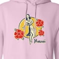 thumbnail image 3 of Inktastic Retro Hula Girl Adult Hoodie Sweatshirt, 3 of 4