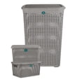 thumbnail image 1 of TERRAGAVE KIT 1CESTO/2CAJAS RTTN CH MOON TERRAGAVE con tapa tipo rattan (Gris), 1 of 5