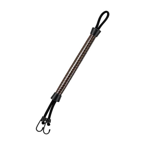 Varilla de amarre para barcos reutilizable, compacta, portátil y telescópica profesional. Negro
