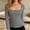 Black1, variant on Womens Scoop Neck Tops Slim Long Sleeve Lightweight Base Layered Shirts Casual Undershirts Tees