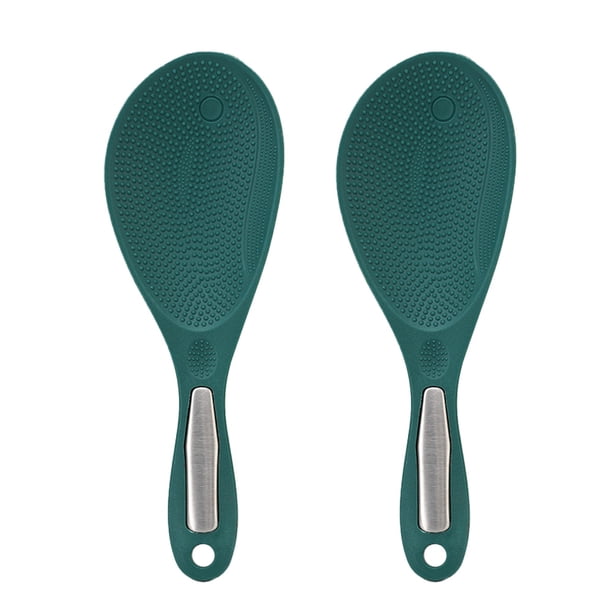 Juego de 2 cucharas de paleta para arroz, espátula para arroz, paleta de cuchara para arroz, cuchara para olla arrocera, funciona para arroz, puré de patatas o más