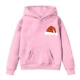 thumbnail image 7 of Staki Christmas Graphic Hoodies Girl Christmas Sweatshirt Casual Pullover Tops Kids Ugly Christmas Hoodies(Pink,8-10 Years), 7 of 7