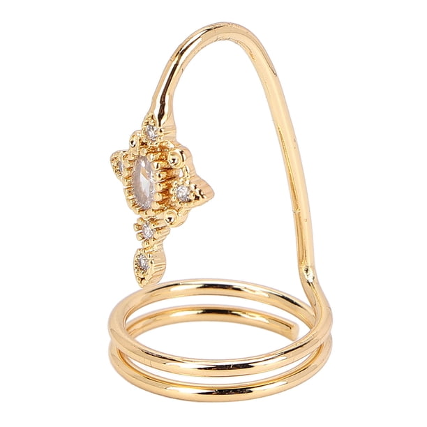 Anillo para la punta del dedo, anillo para la uña del dedo de las mujeres Anillo para la punta del dedo de las uñas Anillos para la punta de la uña Anillos de alta capacidad