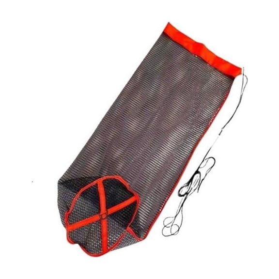 MOMOJIA Portable Fishing Bundles Mouth Fish Net Bag Fish Cage Nylon Fishing Net Bag