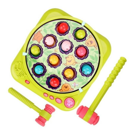 

Sorrowso Electric Whack-A-Mole Toy Pounding Knocking Hamster Music Parent-Kid Puzzle Gift