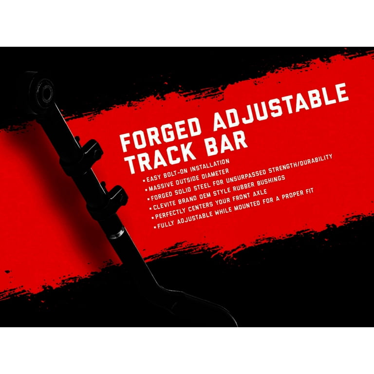 How to Install a Rough Country Forged Front Adjustable Track Bar, 0-3.5 in. lift on your 1997
