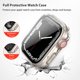 thumbnail image 5 of Paquete de 3 fundas rígidas para PC compatibles con Apple Watch Series 6 SE Series 5 Series 4 40 mm, funda protectora completa con protector de pantalla de vidrio templado para Apple Watch 40 mm,, 5 of 10