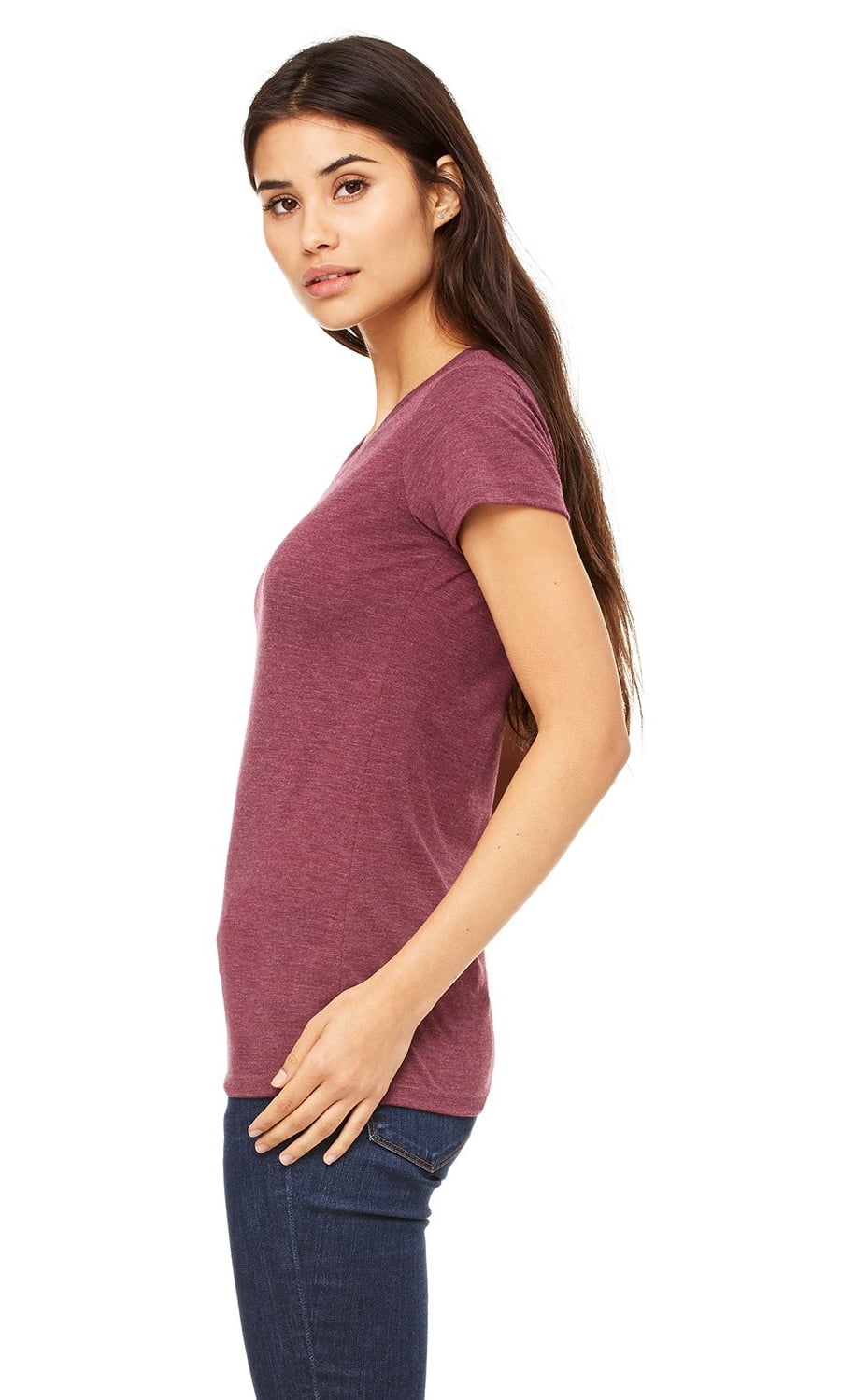 Women's Triblend Crewneck Short Sleeve T-Shirt