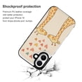 thumbnail image 7 of Compatible with iPhone 11 12 13 mini 14 15 16 Pro Max Plus Wallet Case with Card Holder, PU Leather Kickstand Card Slots Case ( Giraffe Love Valentines, iPhone 13 Pro Max), 7 of 7