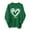 Green C, variant on Rutainlusire Womens Trendy Loose St. Patricks Day Printed Sweatshirts Shirts Women's Fashion Casual St. Patrick's Day Print Round-Neck Long Sleeve Pullover Sweatshirt Top