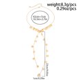 thumbnail image 2 of NICKSUN Multi-Layer Beaded Lariat Y Necklace, Adjustable Long Drop Pendant Stackable Bead Chain Necklace for Women, Bohemian Double Strand Slide Choker Neck Jewelry, 2 of 6