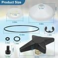 thumbnail image 3 of Tyeign Hayward Pool Filter Knob Kit, Replacement for Cartridge Filter & Separation Tank Models C751 C900 C9002 C1200 C12002 C12002S, 1 Kit Black, 3 of 9