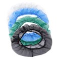 thumbnail image 3 of Flmtop Doux Aéré Oiseau Cage Couvercle Receveur Garde Perroquet Maille Filet Panier Extensible Ombre Bleu, 3 of 9