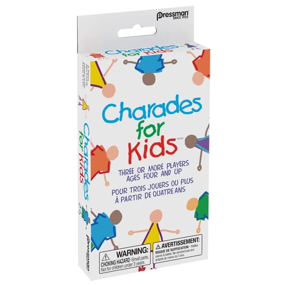 Pressman: Charades for Kids Family Game - Travel Size