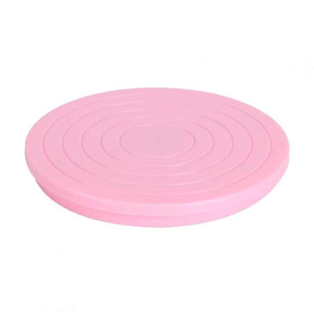 Soporte para tartas, 2 piezas, mini base para tartas de 360 grados, plato giratorio para tartas, resistente y duradero