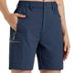 thumbnail image 1 of Deportes al aire libre Pantalones cortos 4 bolsillos verano senderismo rápido seco impermeable viaje casual para damas azul oscuro 2xl, 1 of 5
