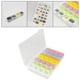 thumbnail image 3 of Caja de almacenamiento de 28 rejillas, organizador de joyas multiusos resistente al agua, compartimento organizador para cuentas, manualidades, 3 of 9