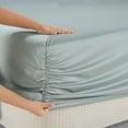 thumbnail image 5 of Hotel Signature 800 Thread Count Cotton 6-Piece Sheet Set Blue Full, 5 of 8