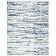thumbnail image 3 of SAFAVIEH Amelia Lester Abstract Area Rug, Gray/Navy, 8' x 10', 3 of 14