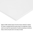 thumbnail image 4 of Uxcell ABS Plastic Sheet 12 x 8 x 0.24 Inch ABS Styrene Sheets for Building Model DIY Crafts Panel White 3 Pcs, 4 of 5