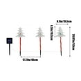 thumbnail image 2 of Christmas Solar Lights Star Christmas Tree Snowflake Modeling Multiple Lighting Modes Solar Floor Lights Holiday Outdoor Garden Patio Decoration One Tow Three, 2 of 7