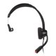 thumbnail image 4 of Auriculares monoaurales de 3,5 mm Auriculares de negocios para PC con enchufe dual de 3,5 mm y 3 secciones que admiten ajuste de volumen de llamadas y altavoces, 4 of 5
