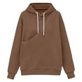thumbnail image 4 of Ceisia Men's Loose Fit Hooded Sweatshirt with Large Pet Pocket & Puppy Print for Casual Wear Brown XXXL Gifts, 4 of 5