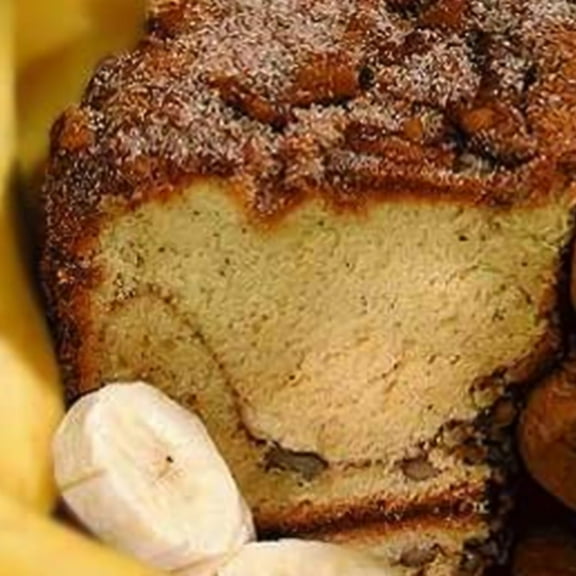 My Grandma's New England Banana Walnut Coffee Cake - 1.75 Pound| Moist & Flavorful Coffee Cake