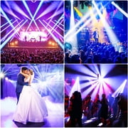 JAJALUYA Moving Head Light, 30W, 8 Pattern, 8 Colors, RGBW LED, Color Changing