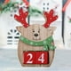 thumbnail image 4 of Calendario creativo Adornos Decorativos Hogar Calendario de Navidad tridimensional Decoración de Navidad Adornos de para escritorio Alce Sunnimix Calendario de madera, 4 of 7