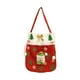 thumbnail image 1 of Bolsa De Tela Para Dulces Bolsa de tela roja con apliques para regalo de dulces (25 x 19 x 15 cm) con cinta decorativa (paquete de 1) JASKFLY, 1 of 6