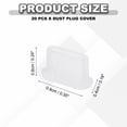 thumbnail image 2 of Uxcell USB Type C Dust Plug, Anti Dust Plug Cover Silicone Charging Cap Port Cover Protector Female End for Computer Clear, 2 of 6