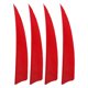 thumbnail image 1 of Paletas De Plumas, Remeras De Plumas Control Simple 4 Pulgadas De Alta Velocidad Para Flechas Al Aire Libre, 1 of 7