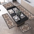 thumbnail image 6 of TECHVIDA Kitchen Rugs 4 Piece Set,Boho kitchen mats for floor, Non-Slip Machine Washable Rugs,Vintage Kitchen Mat for Hallway Laundry Room Sink, 6 of 8