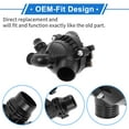 thumbnail image 5 of Unique Bargains Car Thermostat for BMW E70 E71 X5 2007-2010 X6 2008-2010 Petrol Plastic Engine Coolant Thermostat Housing Assembly, 5 of 7