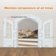 thumbnail image 4 of Porte pour Chien Intérieure, Portes Doubles pour Chat Français Installation Facile pour Intérieur, 4 of 8