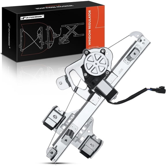 A-Premium Electric Power Window Regulator with Motor Compatible with Hummer H3 2006-2010 H3T 2009-2010 Rear Left Driver Side