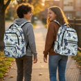 thumbnail image 2 of KUIFORTI Camo Fish Kids School Bag 17 Inch Boys Bookbag Polyester Water Resistant Bookbag with Multiple Organizer Pockets for Elementary School Students, 2 of 7