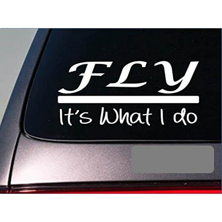 Cabin Boat - Fly sticker decal *E289* fly fishing stream cabin water club boat waders rod 2a