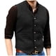 thumbnail image 1 of pstuiky Camisetas sin mangas para hombre, Top casual de moda con múltiples bolsillos y cuello en V sin mangas de color sólido para hombre Tops elegantes para mujer s, 1 of 4