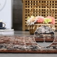 thumbnail image 5 of Area Rug 8x10 Washable Rug Distressed Vintage Floral Rug Non Slip Low Pile Thin Foldable Floor Mats Soft Non Shedding Indoor Carpet Retro Carpet Red, 5 of 7