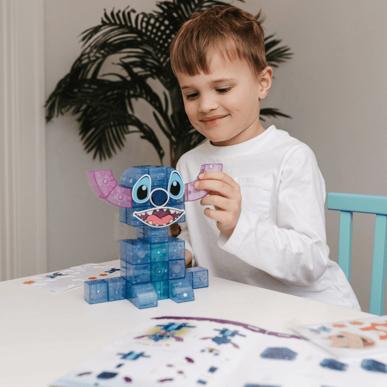 Official Disney Stitch Magnetic Cube Set - 53-Piece - Ages 3+